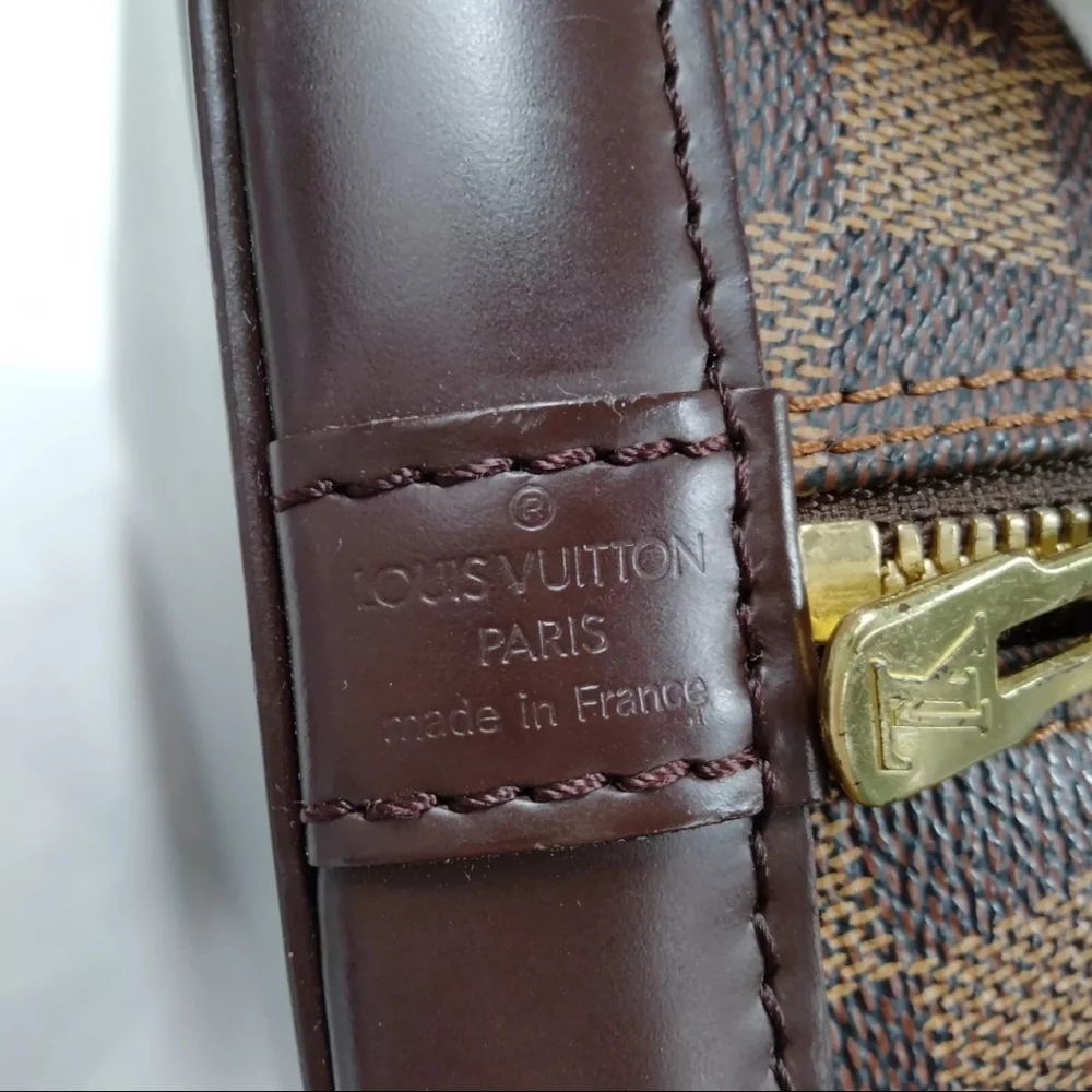 Louis Vuitton Alma Pm Damier Ebene Leather/Canvas Handbag - Picture 15 of 16